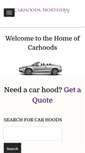 Mobile Screenshot of carhoodsnorthern.co.uk